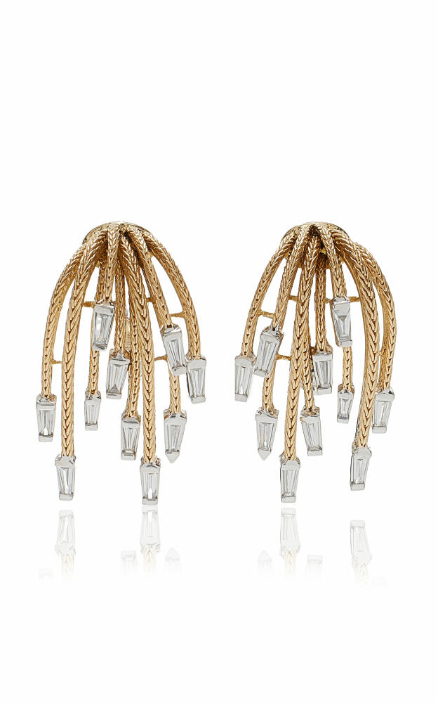 Nikos Koulis - Together 18K Yellow And White Gold Diamond Earrings - Gold - Gifts For Her Cover