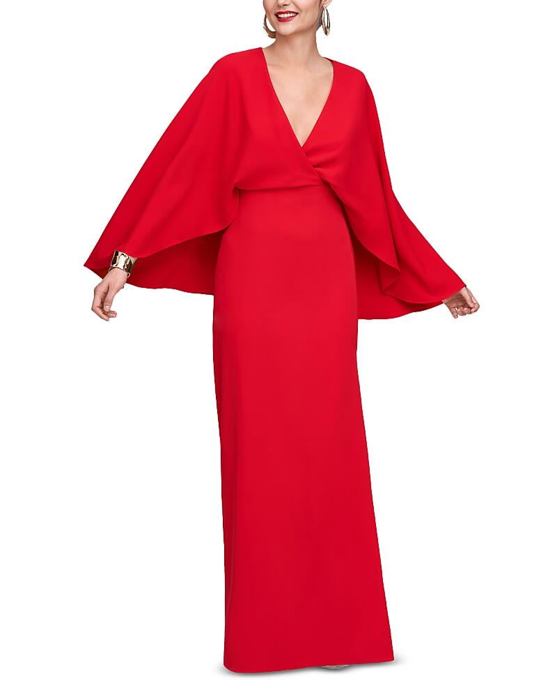 Halston Olaya Cape Gown Cover