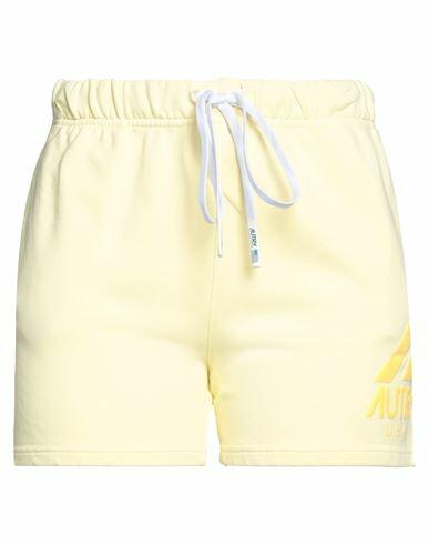 Autry Woman Shorts & Bermuda Shorts Light yellow Cotton Cover