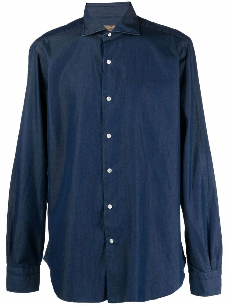 Barba long-sleeve shirt - Blue Cover