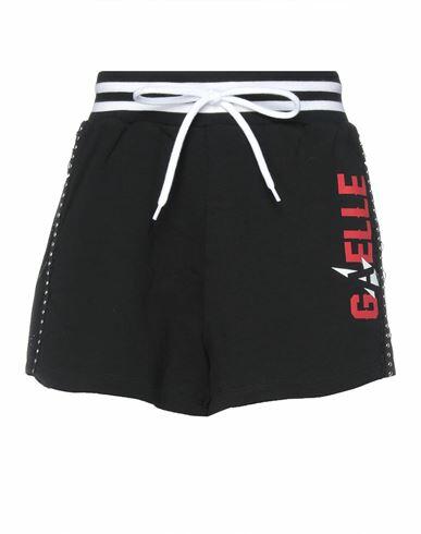 Gaëlle Paris Woman Shorts & Bermuda Shorts Black Cotton Cover