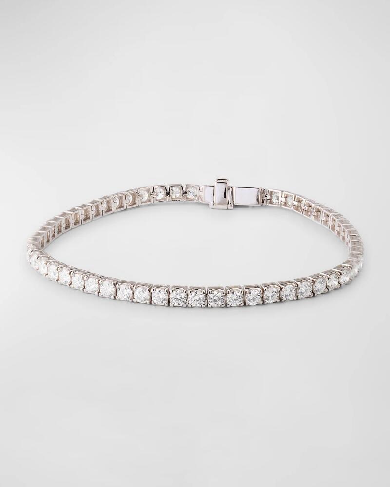 Neiman Marcus Diamonds Unisex 18K White Gold Diamond Bracelet, 8.85TCW, 8.5"L Cover