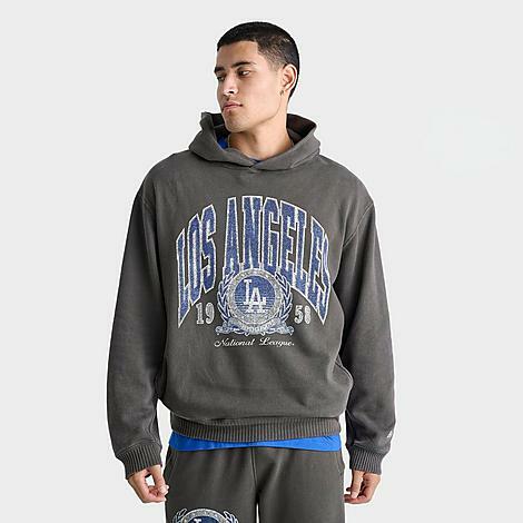 Men's New Era Los Angeles Dodgers MLB Vintage Oversized Logo Hoodie Cover