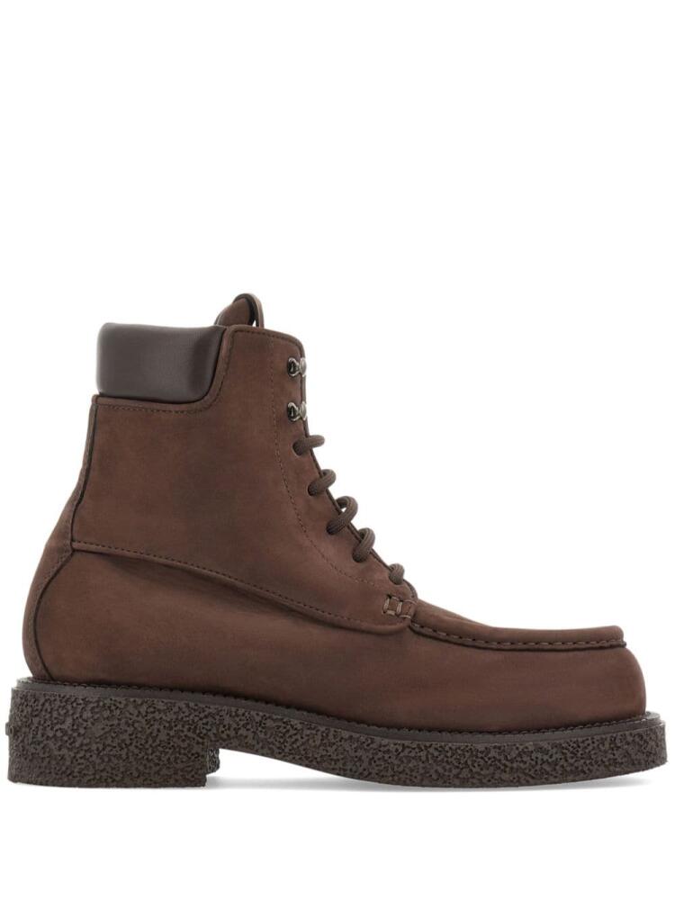 Ferragamo Combat boot - Brown Cover