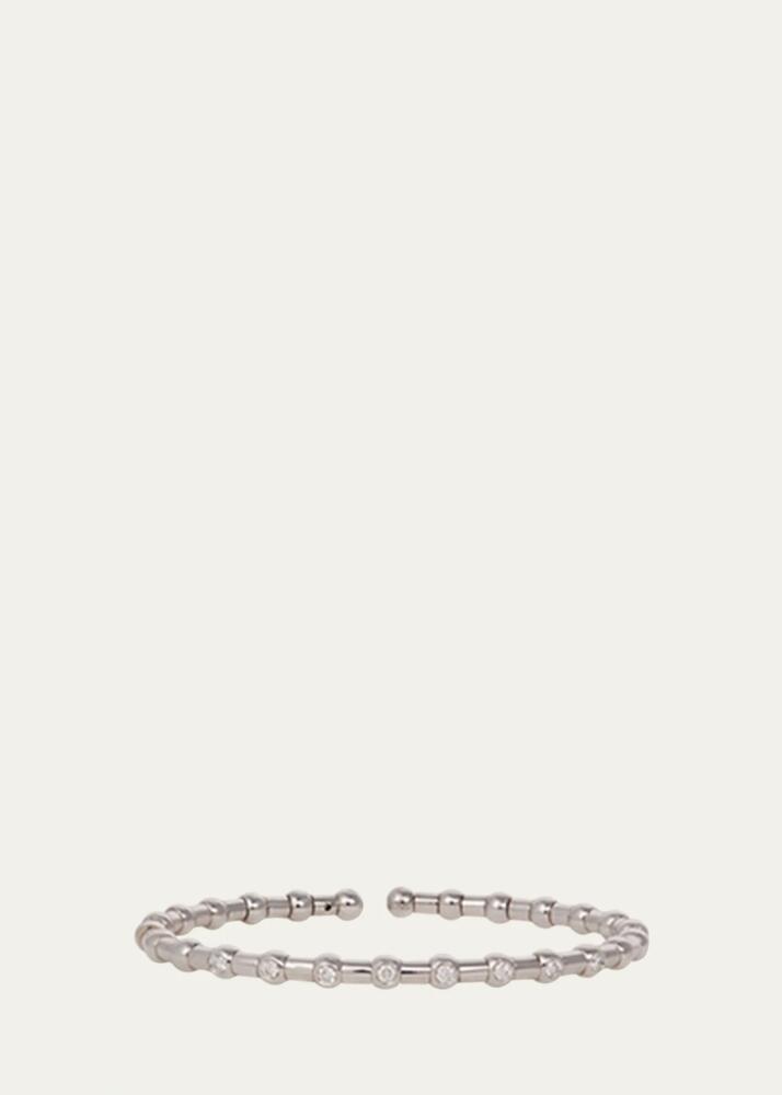 Sidney Garber 18K White Gold Holly Bracelet with Diamonds Cover