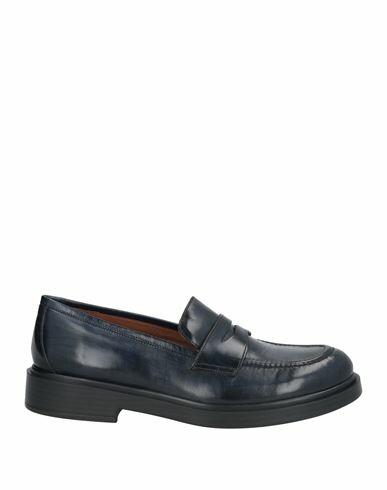 Pons Quintana Woman Loafers Midnight blue Leather Cover