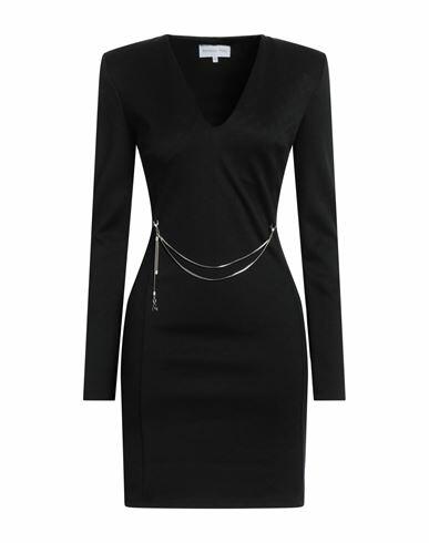 Patrizia Pepe Woman Mini dress Black Polyamide, Elastane Cover