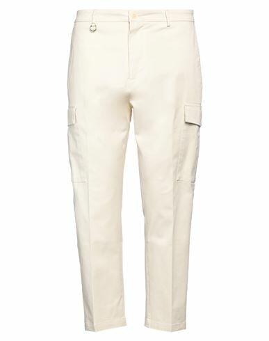 Golden Craft 1957 Man Pants Ivory Cotton, Elastane Cover