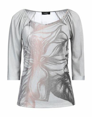 Byblos Woman T-shirt Grey Viscose, Polyester Cover