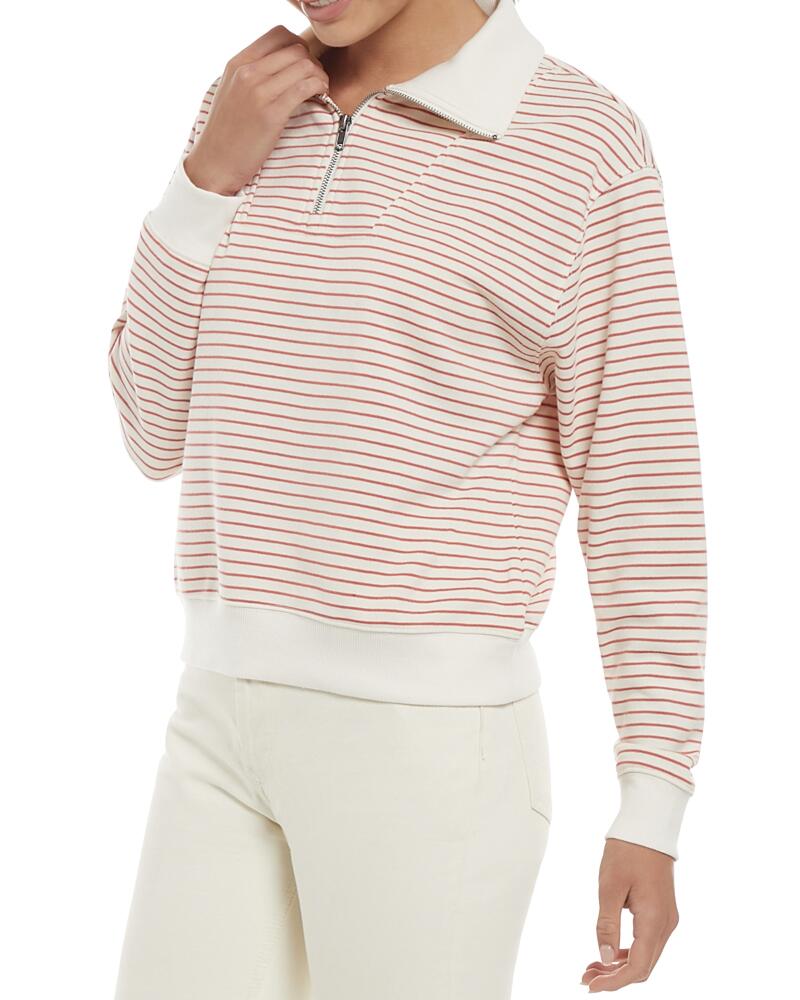 Three Dots Arta Quarter Zip Sweater Cover