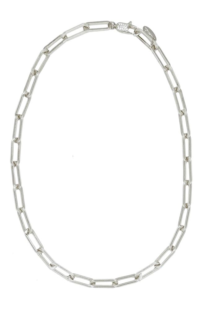 Ettika Simple Chain Necklace in Silver Cover