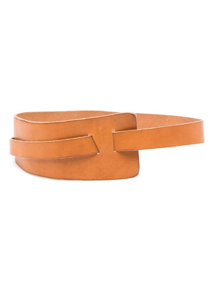 Forte Forte asymmetric belt - Yellow Cover