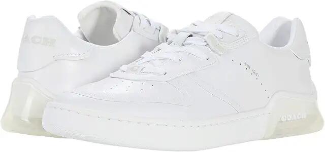 COACH Citysole Leather Court (Optic White) Men's Shoes Cover