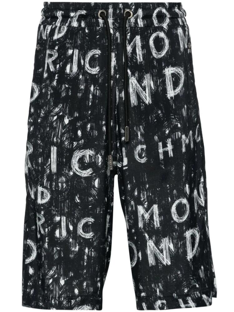 John Richmond logo-print shorts - Black Cover