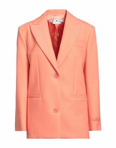 Off-white Woman Blazer Sand Polyester, Virgin Wool, Elastane Cover