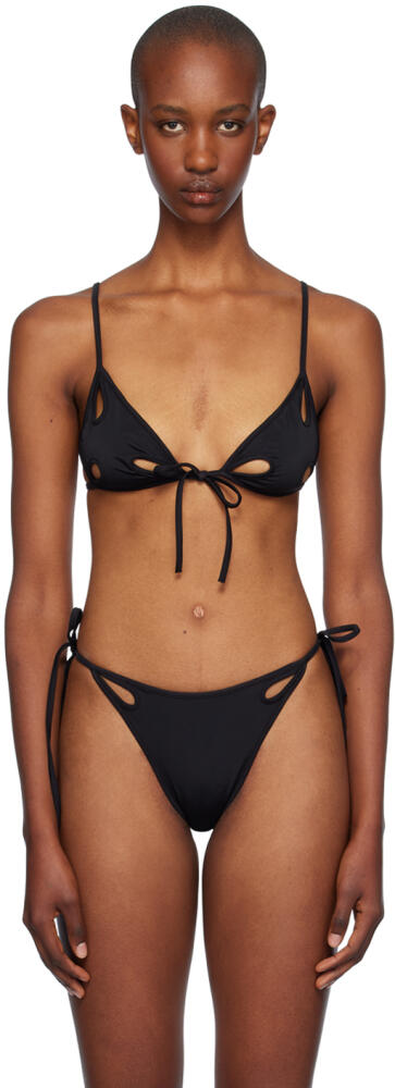 J.Kim Black Chilla Bikini Top Cover