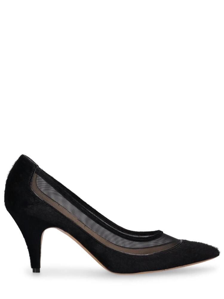 KHAITE 75mm River Pony Hair Pumps Cover