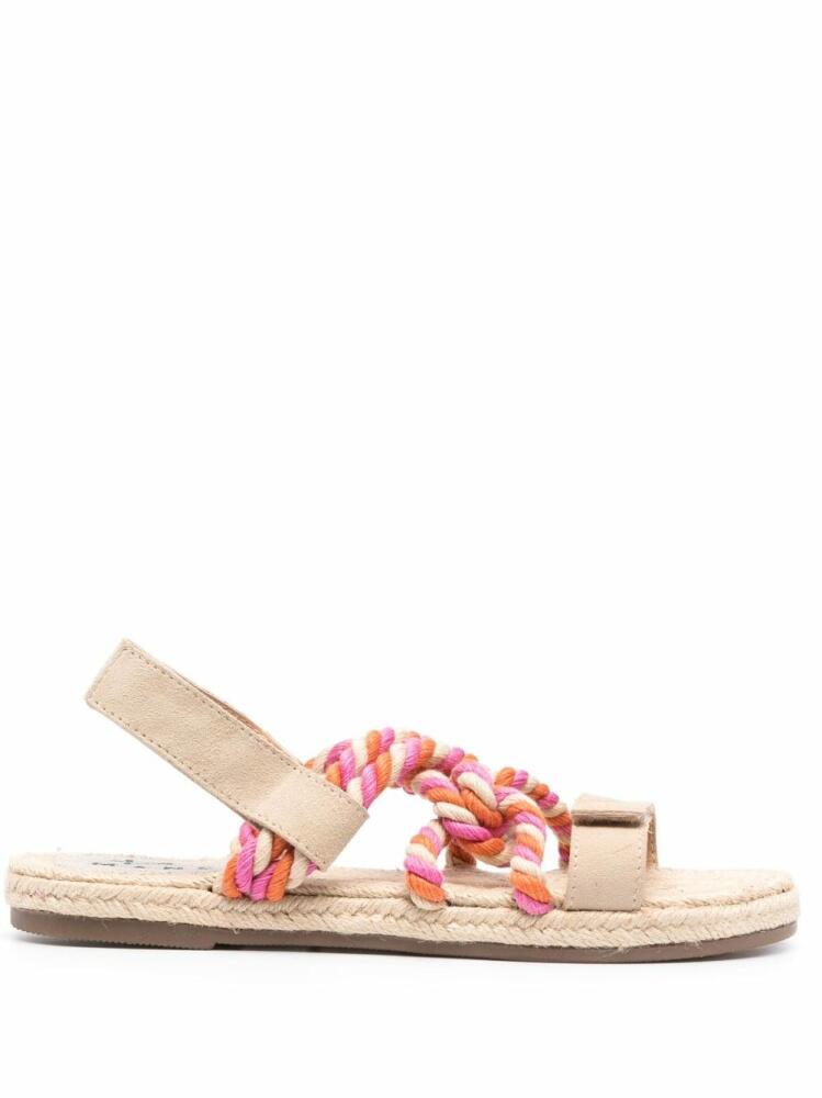 Manebi cord-detail flat sandals - Neutrals Cover