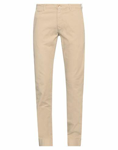 Hand Picked Man Pants Beige Cotton, Elastane Cover