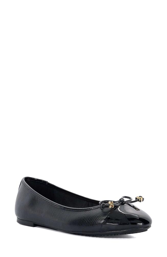 Dune London Hallis Cap Toe Ballet Flat in Black Cover