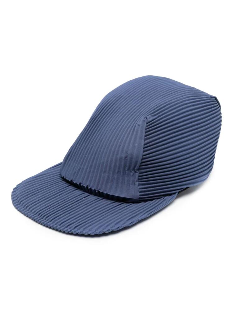 Homme Plissé Issey Miyake pleated flat-peak cap - Blue Cover