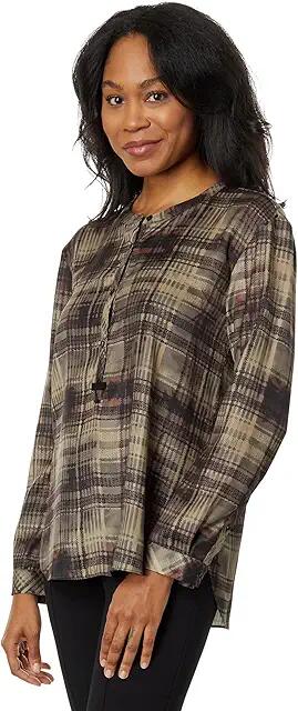 Lysse Erica Pullover Shirt (Soft Hunter Plaid) Women's Clothing Cover