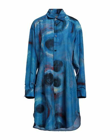 Marni Woman Mini dress Azure Silk Cover