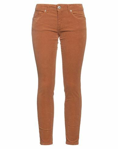 Rinascimento Woman Pants Camel Cotton, Elastane Cover