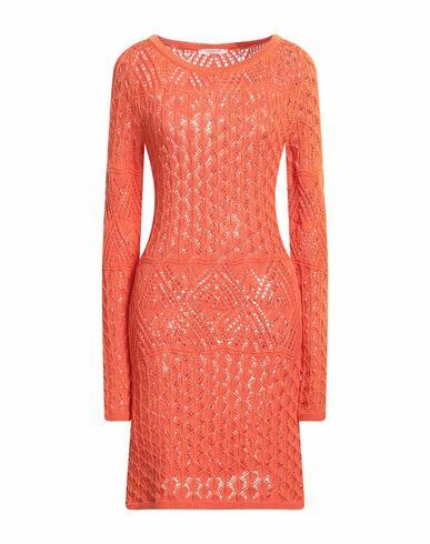 Bellwood Woman Mini dress Orange Cotton Cover