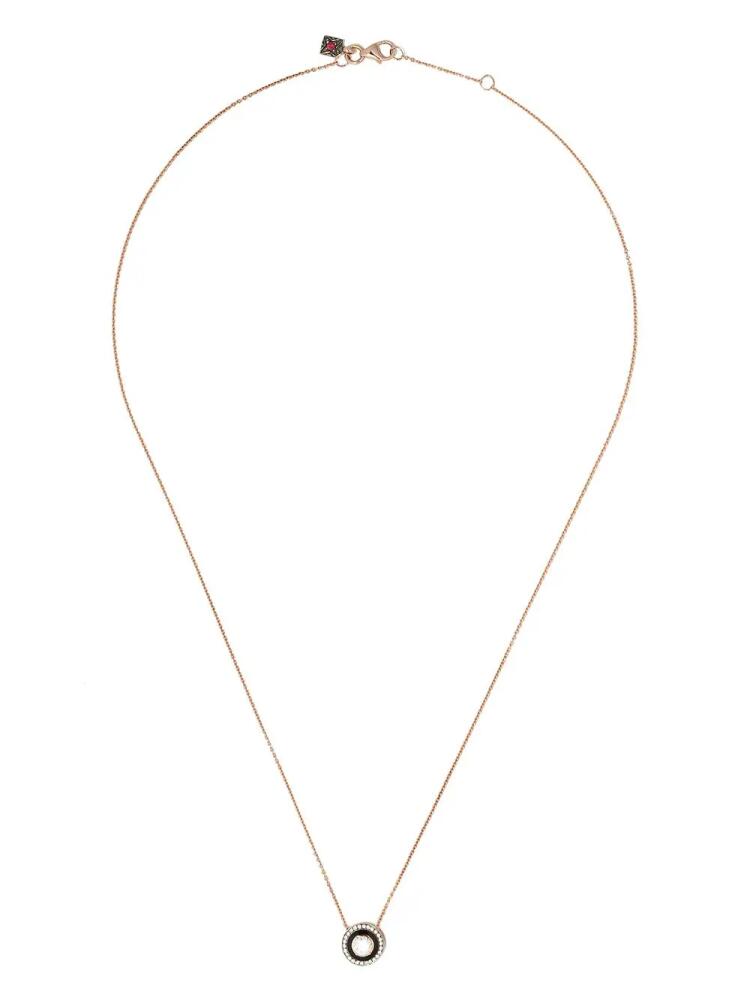 Selim Mouzannar 18kt rose gold diamond Mina necklace - Pink Cover