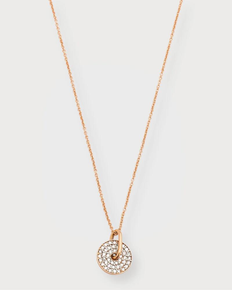 GINETTE NY Mini Diamond Donut On Chain Necklace Cover