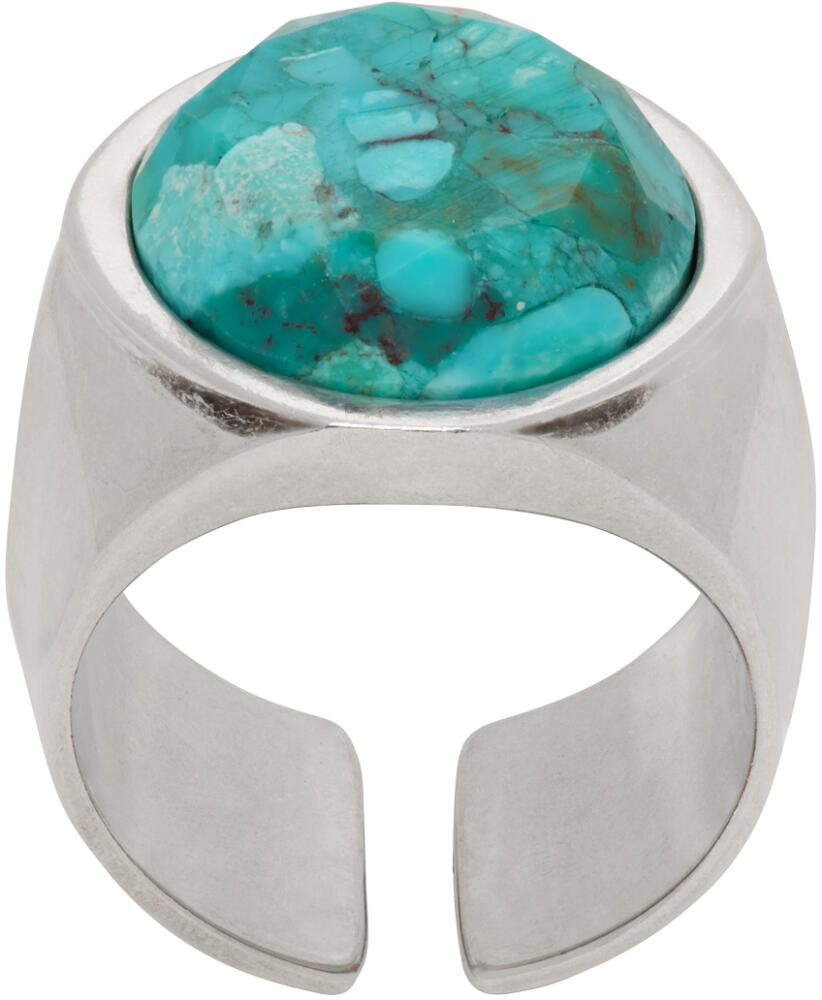 Isabel Marant Silver & Blue Alto Ring Cover