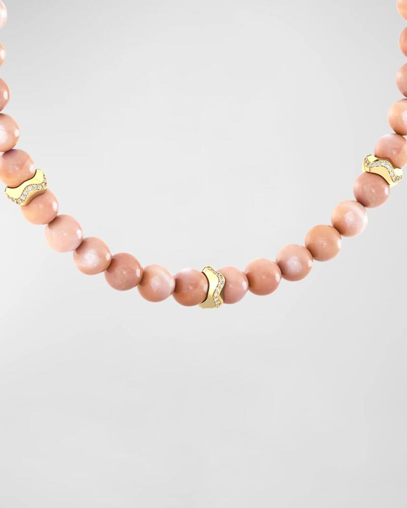 Jamie Turner Sonora Pink Moonstone Bead Necklace Cover