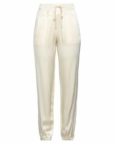 Lanston Woman Pants Ivory Rayon, Viscose Cover