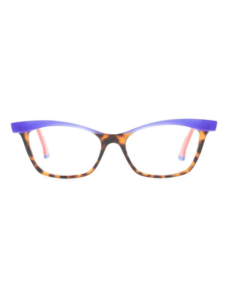 Face À Face cat-eye frame glasses - Orange Cover