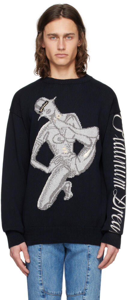 Stella McCartney Black Embroidered Sweater Cover