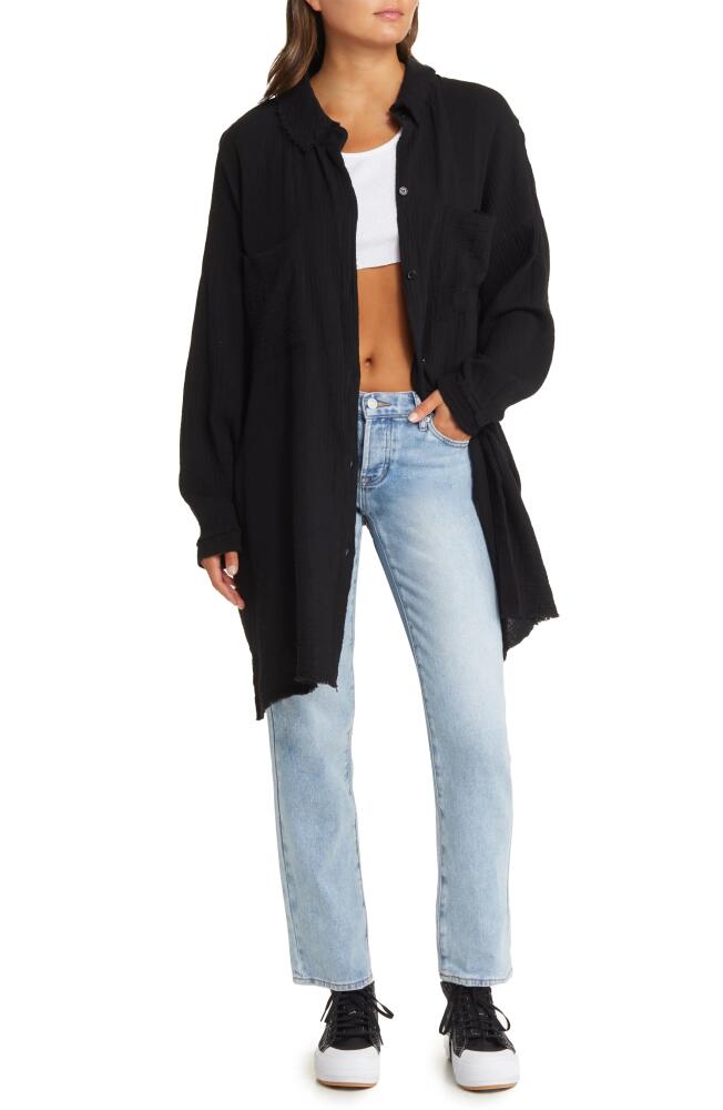 Dressed in Lala Lala Made Me Do It Oversize Shirt in Black Cover