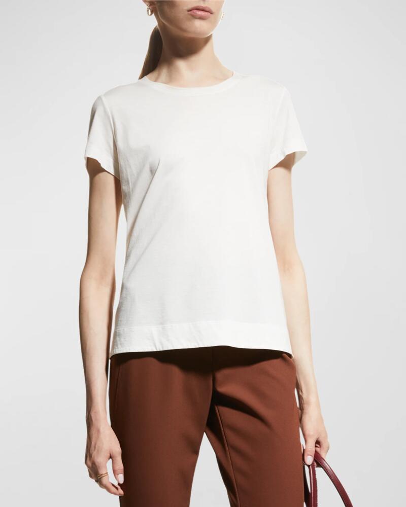 Lafayette 148 New York Petite Modern Cotton Jersey Tee Cover