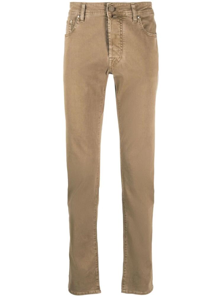 Jacob Cohën straight-leg stretch jeans - Neutrals Cover