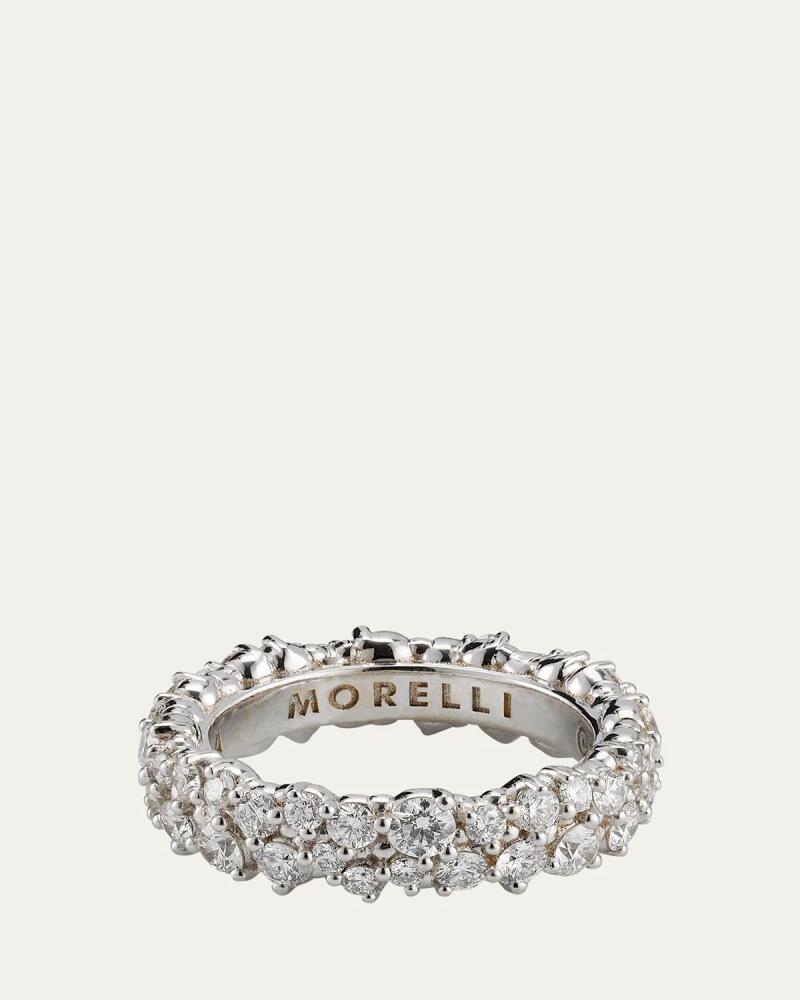 Paul Morelli 6mm Confetti Diamond Band Ring in 18K White Gold, Size 6.5 Cover