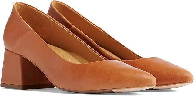 Nisolo Fiorela Go-To Mid Heel (Caramel) High Heels Cover