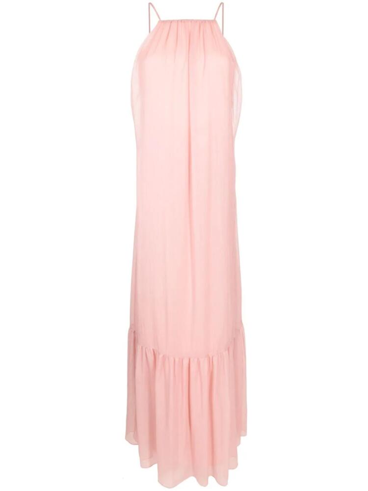 Lethicia Bronstein Derry backless cotton dress - Pink Cover