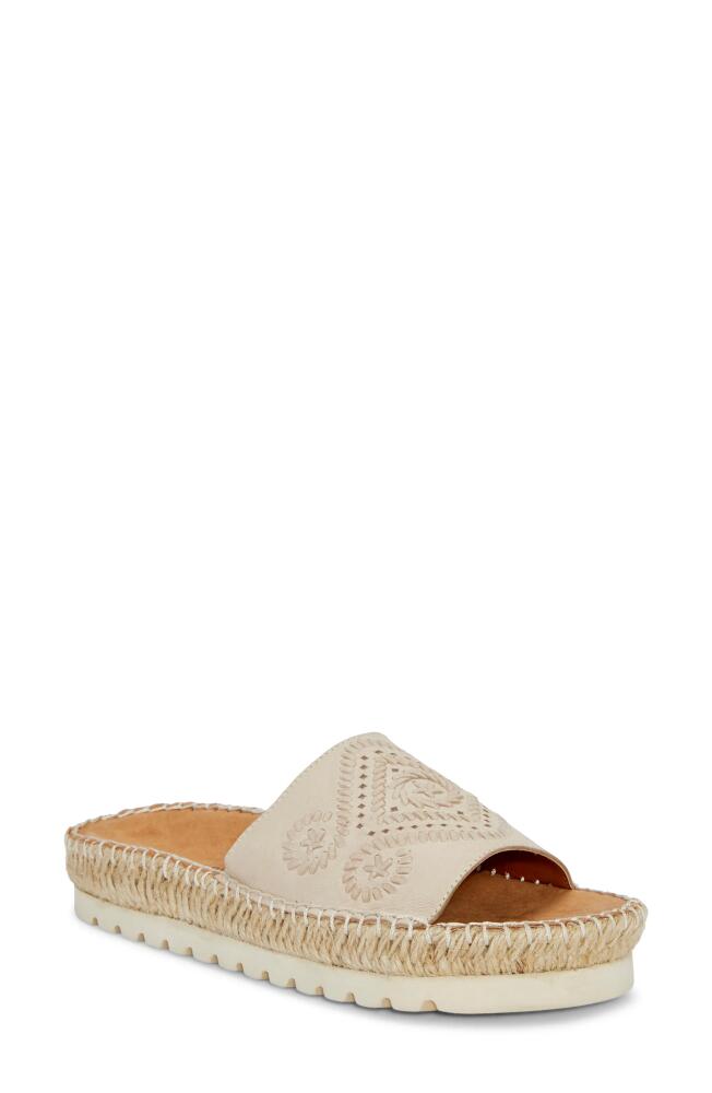 Lucky Brand Lemana Espadrille Platform Slide Sandal in Nicciola Icarus Cover