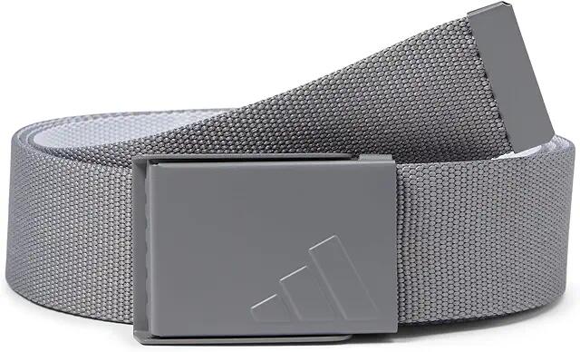 adidas Golf Golf Reversible Web Belt (Grey Heather/White) Men's Belts Cover