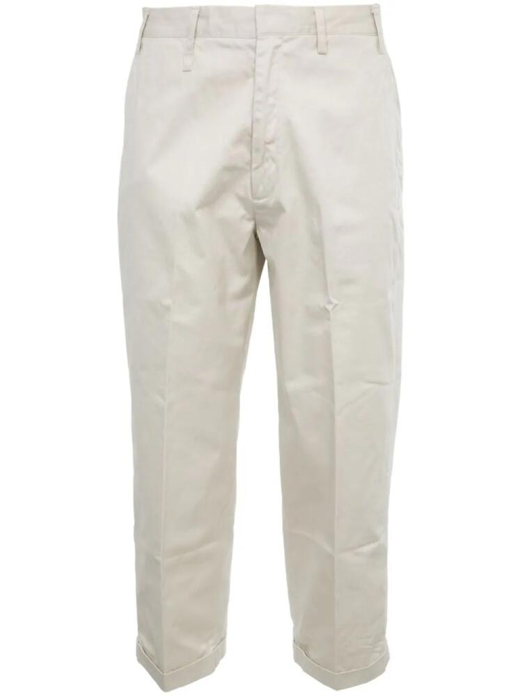 Human Made cropped wide-leg trousers - White Cover