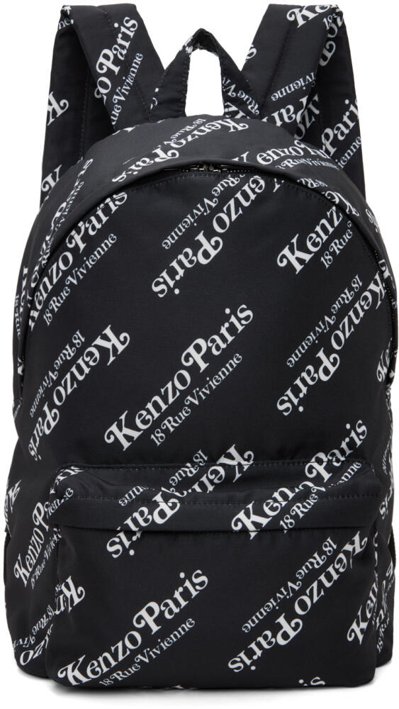 Kenzo Black Kenzo Paris Verdy Edition Kenzogram Backpack Cover