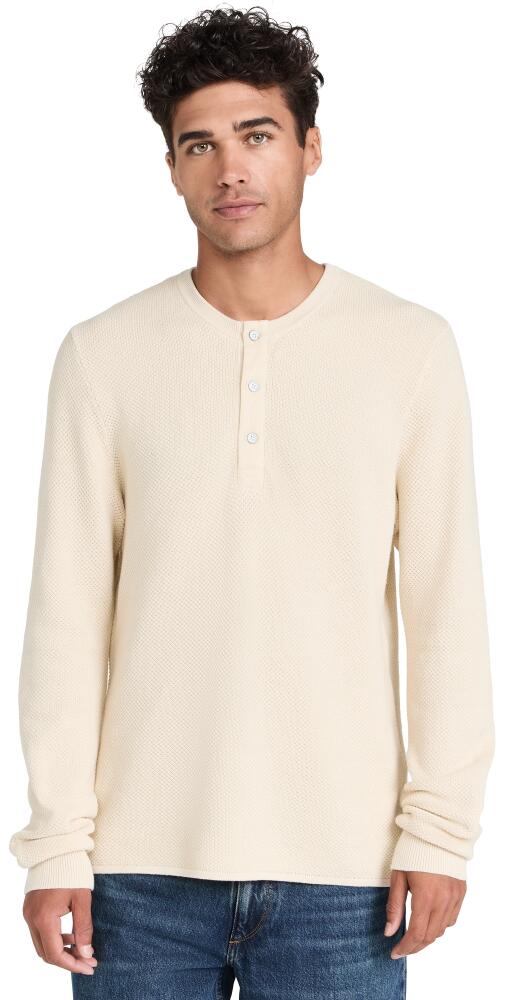 rag & bone Washed Dexter Henley Ivory Cover