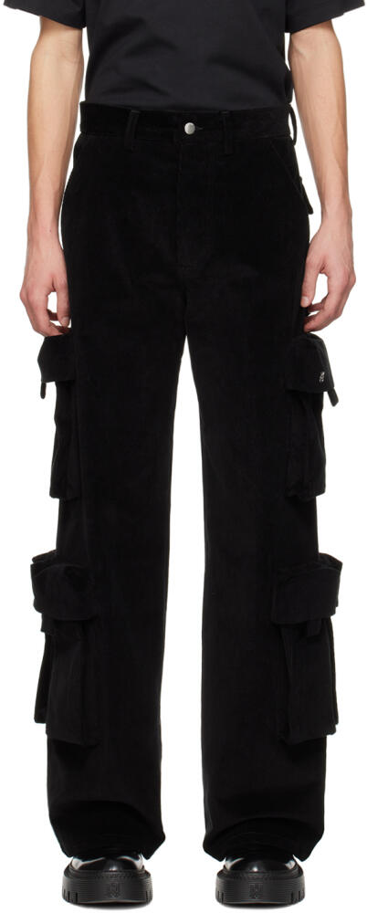 AMIRI Black Multi-Pocket Cargo Pants Cover