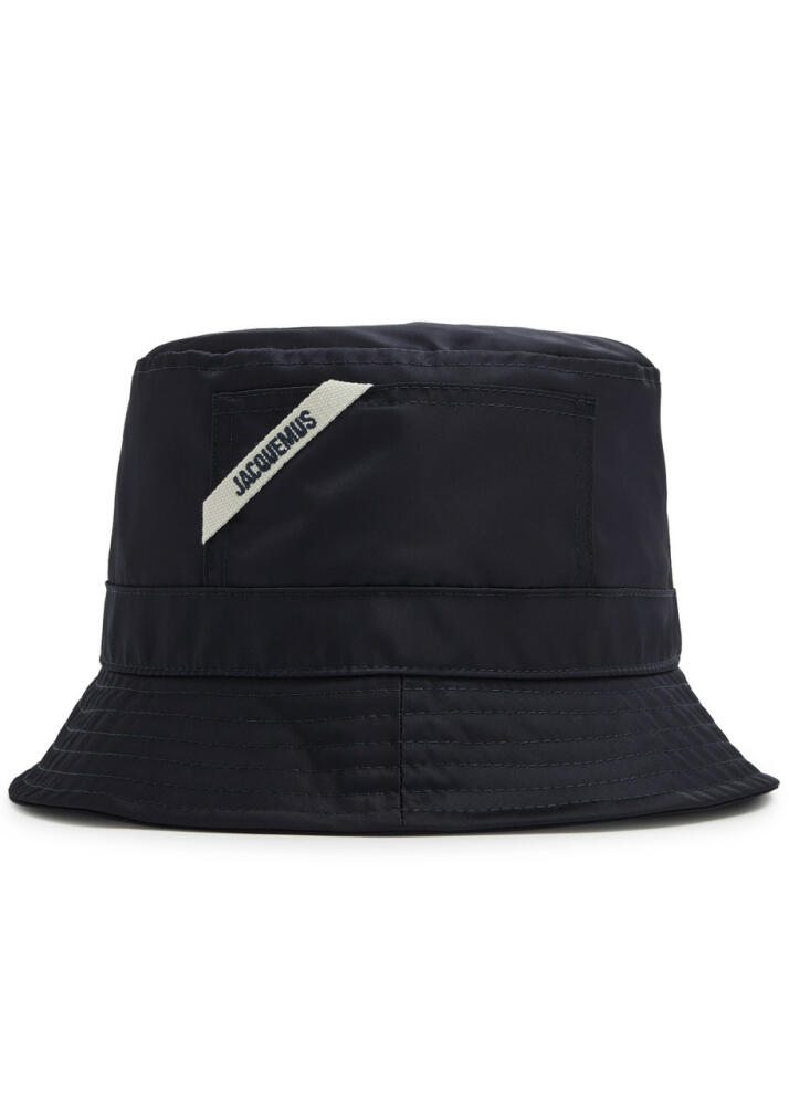 Jacquemus Le Bob Ovalie Nylon Bucket hat - Navy Cover