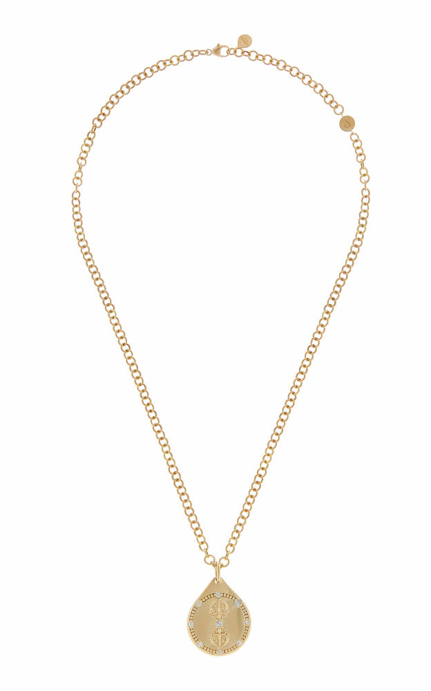 Harakh - Drops of Joy 18K Yellow Gold Diamond Pendant Necklace - Gold - Gifts For Her Cover